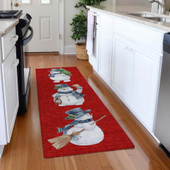 Dalyn Wonderland WN34 Red Area Rug Runner Room Scene