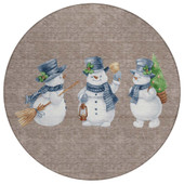 Dalyn Wonderland WN34 Taupe Area Round Rug