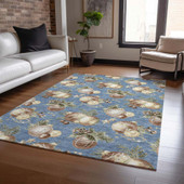 Dalyn Wonderland WN36 Denim Area Rug Room Scene