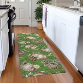 Dalyn Wonderland WN36 Green Area Rug Runner Room Scene