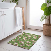 Dalyn Wonderland WN36 Green Area Rug Runner Room Scene