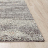 Rizzy Home Ankara ANK730 Gray Area Rug Corner