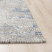 Rizzy Home Ankara ANK735 Gray Area Rug Corner