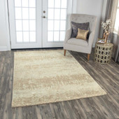 Rizzy Home Artistry ARY104 Beige Area Rug Room Scene