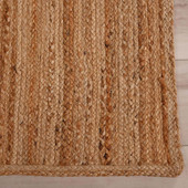 Rizzy Home Batique BAT686 Natural Area Rug Corner