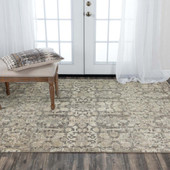 Rizzy Home Couture CUT102 Beige Area Rug Room Scene