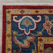 Rizzy Home Envision ENV801 Red Area Rug Corner