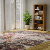 Rizzy Home Evolution EVO540 Gray Area Rug Room Scene