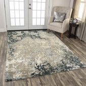 Rizzy Home Finesse FIN106 Beige Area Rug Room Scene