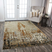 Rizzy Home Finesse FIN110 Beige Area Rug Room Scene