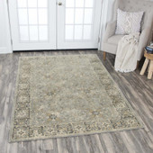 Rizzy Home Gossamer GS6796 Gray Area Rug Room Scene