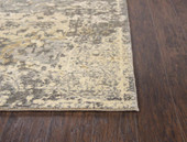 Rizzy Home Gossamer GS6799 Gray Area Rug Corner