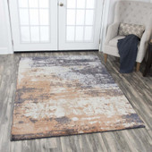 Rizzy Home Gossamer GS6951 Rust Area Rug Room Scene