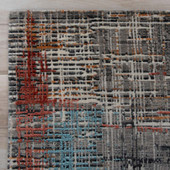 Rizzy Home Intrigue ITG111 Gray Area Rug Corner