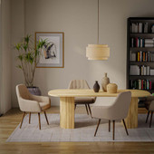 Rizzy Home Kiki KIK694 Ivory Area Rug Room Scene