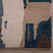 Rizzy Home Kinetic KIN532 Blue Area Rug Corner