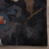 Rizzy Home Kinetic KIN660 Gray Area Rug Corner