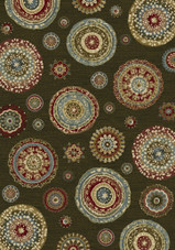 Ancient Garden 57026-3737 Multi Area Rug by Dynamic Rugs