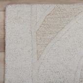 Rizzy Home Lofton A07214 Ivory Area Rug Corner