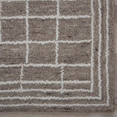 Rizzy Home Lofton A07217 Brown Area Rug Corner
