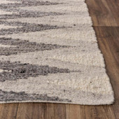 Rizzy Home Nova NVA949 Silver Area Rug Corner
