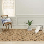 Rizzy Home Bengal BNL937 Natural Area Rug Room Scene