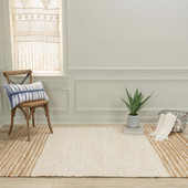 Rizzy Home Bengal BNL942 Beige Area Rug Room Scene
