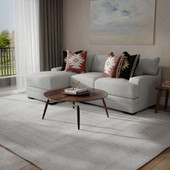 Rizzy Home Bixby BX05IV Ivory Area Rug Room Scene
