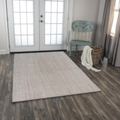 Rizzy Home Cable CBA698 Gray Area Rug Room Scene