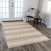 Rizzy Home Capri CPI108 Beige Area Rug Room Scene
