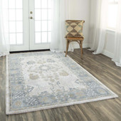 Rizzy Home Elite ELT832 Ivory Area Rug Room Scene