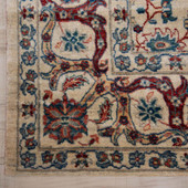 Rizzy Home Estate EST206 Ivory Area Rug Corner