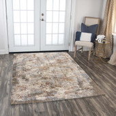 Rizzy Home Logan LOG730 Beige Area Rug Room Scene