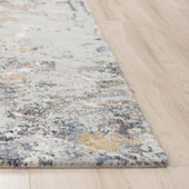 Rizzy Home Logan LOG731 Blue Area Rug Corner