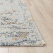 Rizzy Home Logan LOG732 Blue Area Rug Corner