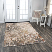 Rizzy Home Logan LOG734 Beige Area Rug Room Scene