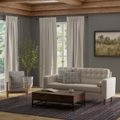 Rizzy Home Pantera PTN695 Gray Area Rug Room Scene