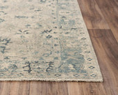 Rizzy Home Platinum PNM106 Beige Area Rug Corner