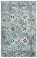 Rizzy Home Premier PMR110 Blue Area Rug