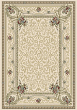 Ancient Garden 57091-6464 Ivory (64 Pearl) Area Rug by Dynamic Rugs