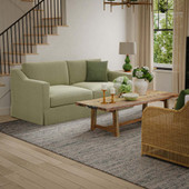 Rizzy Home Zag ZAG104 Green Area Rug Room Scene