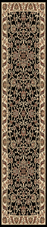 Nubrisa Gem 1090 Black 1'11" (23") Wide Hall and Stair Runner