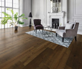 Nubrisa White Oak Chestnut 9-1/2" X Varying Lengths" White Oak Tile [Room Scene]