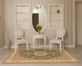 Legacy 58000-420 Green Area Rug by Dynamic Rugs Room Scene Legacy 58000-420 Green Area Rug by Dynamic Rugs Room Scene