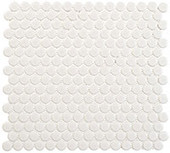 FDM1803 Freedom Avenue Collection 3/4" Penny Round Pillar Shine (3/4" Penny Round Glossy) Mosaic Tile