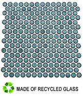 GR883 Greenwich Historic Grand (Penny Round) Mosaic Tile