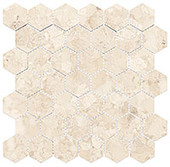 HNC6721 Harmonic Hex Mosaic Arpeggio DCOF Matte Hex Mosaic Mosaic Tile