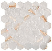 HNC6722 Harmonic Hex Mosaic Sonata DCOF Matte Hex Mosaic Mosaic Tile