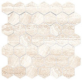 HNC6708 Harmonic Hex Mosaic Adagio DCOF Matte Hex Mosaic Mosaic Tile