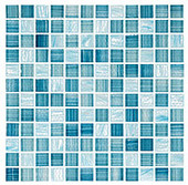 INK4102 Inkline Collection 1x1 Waterman Well  Mosaic Tile